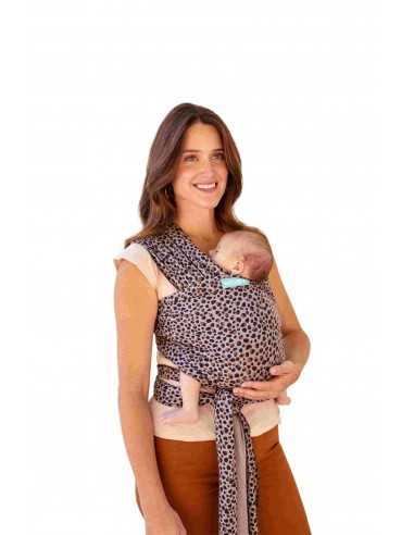 Moby Wrap Classic Leopard Elastic Baby Carrier Scarf