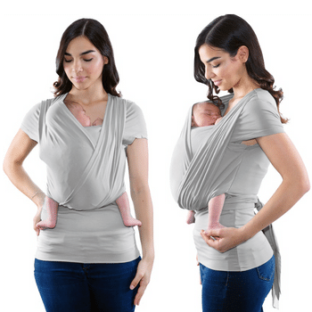 piel con piel en la camiseta portabebés quokkababy